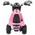 Motocicleta electrica minibike, roti din plastic, scaun tapitat, 71x53x57 cm, putere 6v - roz