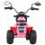 Motocicleta electrica minibike, roti din plastic, scaun tapitat, 71x53x57 cm, putere 6v - roz