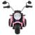 Motocicleta electrica minibike, roti din plastic, scaun tapitat, 71x53x57 cm, putere 6v - roz