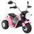 Motocicleta electrica minibike, roti din plastic, scaun tapitat, 71x53x57 cm, putere 6v - roz