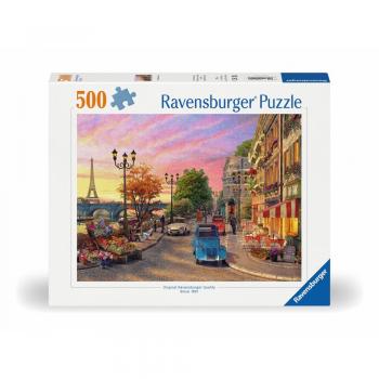 Ravensburger - puzzle o seara in paris 500 piese design nou