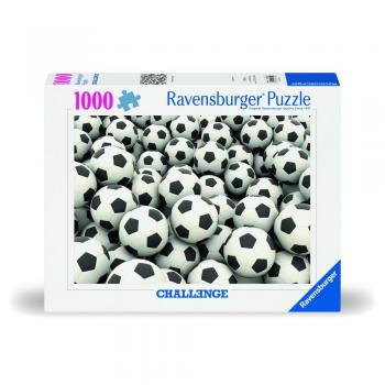 Ravensburger - puzzle provocare mingi de fotbal 1000 piese design nou