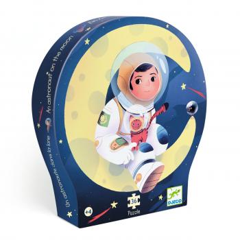 Puzzle astronaut pe luna, djeco