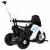 Motocicleta electrica 3 in 1, hl108, roti si scaun din plastic, 78x39x59 cm, putere 20w - alb