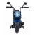 Motocicleta electrica chopper faster ahl008, roti si scaun din plastic, 78x30x55 cm, putere 20w - albastru