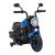 Motocicleta electrica chopper faster ahl008, roti si scaun din plastic, 78x30x55 cm, putere 20w - albastru