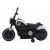 Motocicleta electrica chopper faster ahl008, roti si scaun din plastic, 78x30x55 cm, putere 20w - alb