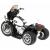 Motocicleta electrica chopper jt568, roti si scaun din plastic, 79x46x54 cm, putere 20w - negru