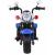 Motocicleta electrica chopper nightbike tr1501, roti si scaun din plastic, 92x34x63 cm, putere 6v - albastru