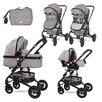 Carucior alba set premium, steel grey