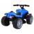 Atv electric little monster tr1805, roti si scaun din plastic, 70x38.5x42 cm, putere 25w - albastru