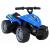 Atv electric little monster tr1805, roti si scaun din plastic, 70x38.5x42 cm, putere 25w - albastru