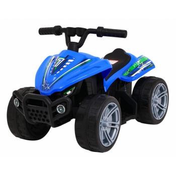 Atv electric little monster tr1805, roti si scaun din plastic, 70x38.5x42 cm, putere 25w - albastru