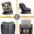 Scaun Auto B-Joy DELUXE BUF BOOF iSIZE LightBrown cu Isofix pozitie somn 165 grade rotativ 360 grade 40-150 cm