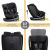 Scaun Auto B-Joy DELUXE BUF BOOF iSIZE Black cu Isofix pozitie somn 165 grade rotativ 360 grade 40-150 cm