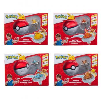 Pokemon - set de joaca battle spinner cu figurina, diverse modele