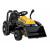 Buldozer electric cu cupa mobila zp1001b, roti si scaun din plastic, 86x40x42 cm, putere 25w - galben