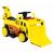 Excavator electric cu cupa mobila jj309, roti si scaun din plastic, 113x41x52 cm, putere 6v - galben