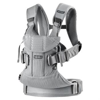 Babybjorn - marsupiu anatomic one air - silver, 3d mesh