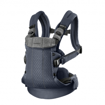 Babybjorn - marsupiu anatomic cu multiple pozitii de purtare colectia harmony, 3d mesh, anthracite - editie limitata