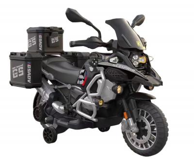 Motocicleta electrica gs1250, baterie 12v7ah, roti din spuma eva, negru