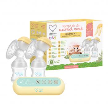 Pompa de san electrica dubla 3in1 easycare baby