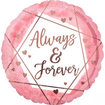 Balon folie always & forever 45 cm