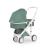 Carucior 2 in 1, greentom, 100% ecologic, white sage