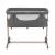 Co-sleeper momi, smart bed 4 in 1 - grey