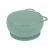 Bol minikoioi cu ventuza si capac, 100% premium silicone – river green