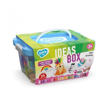 Set de creatie cu argila usoara, lovin'do, ideas box