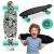 Skateboard copii, qkids, galaxy - industrial