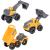 Set Dickie Toys Construction Set cu 3 vehicule 16 cm