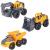 Set Dickie Toys Construction Set cu 3 vehicule 16 cm