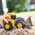 Buldozer Dickie Toys Volvo Wheel Loader 23 cm cu lumini si sunete