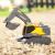 Excavator Dickie Toys Volvo Tracked Excavator 23 cm cu lumini si sunete