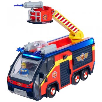 Masina de pompieri Simba Fireman Sam Jupiter cu lumini, sunete si figurine