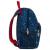 Rucsac model fotbal, albastru inchis, 30x24x13cm, 2 compartimente, plw12pi19