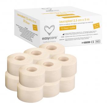 Leucoplast uz medical matase 2,5cm x 5m 12 role/cutie easycare