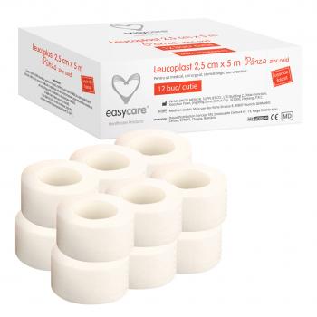 Leucoplast uz medical panza 2,5cm x 5m 12 role/cutie easycare