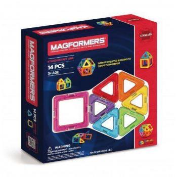 Set magnetic de construit magformers, 14 piese