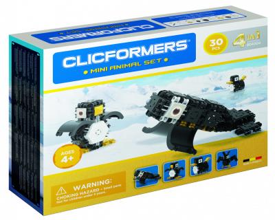 Set de construit clicformers- mini animal set 30 piese