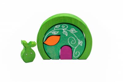 Set handmade marc toys, casuta padurii