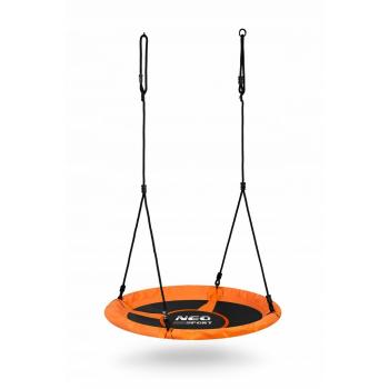 Leagan tip cuib pentru copii xxl, 95 cm, 150 kg, neo-sport 1004, portocaliu