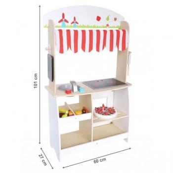 Bucatarie ecotoys ca04063 + set accesorii - resigilat