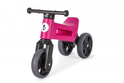 Bicicleta fara pedale funny wheels rider sport 2 in 1 pink