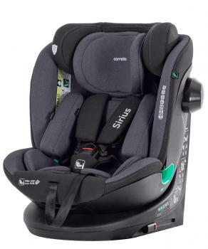 Scaun auto rotativ 360° carrello sirius i-size r129/03 40-150 cm isofix+top tether harbor grey