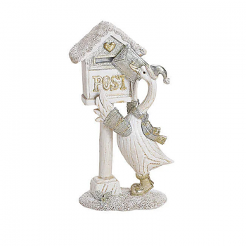 Gascan cu cutie postala statueta decorativa 19 cm