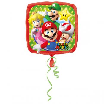 Balon folie petrecere super mario 45 cm