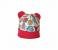 Set caciula cu guler red animals 46-48 cm